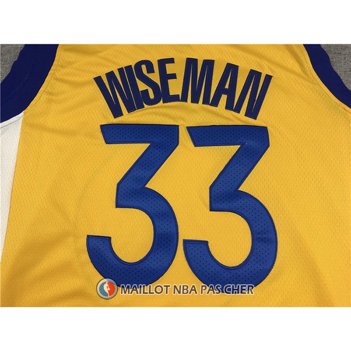 Maillot Golden State Warriors James Wiseman Statement 2020 Jaune